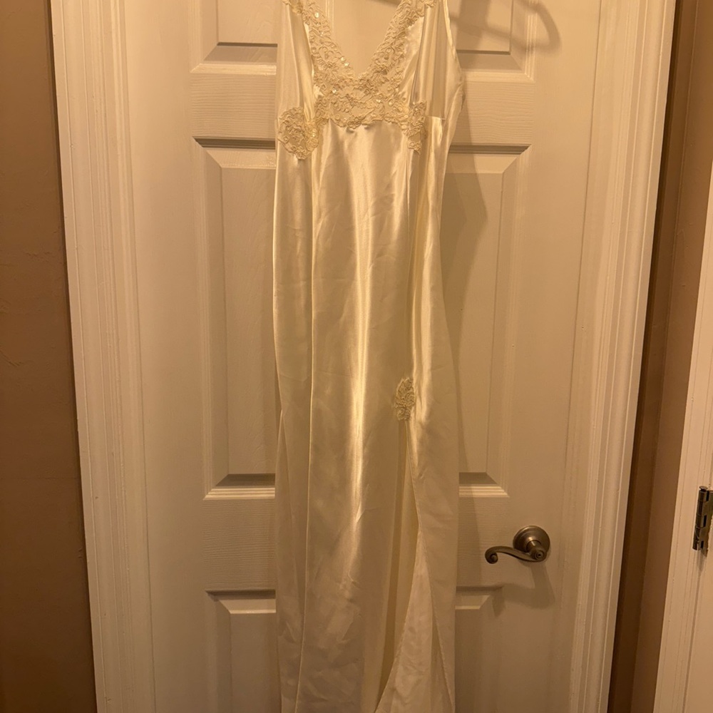 Victoria's Secret Cream Satin Lingerie